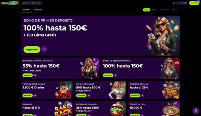 Spin-Mama-Promociones-de-casino-780x449-1 SpinMama Casino: doble emoción con 450 € + 250 tiradas gratis