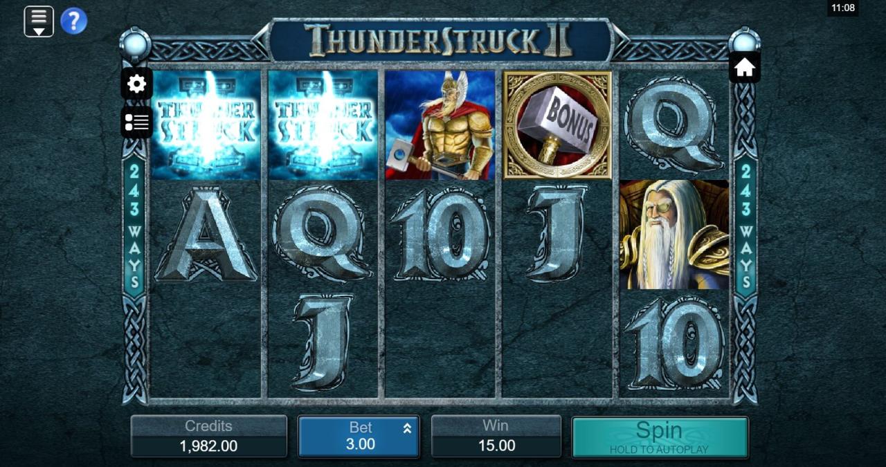 Thunderstruck II Slot Free Demo Play or for Real Money - Correct Casinos