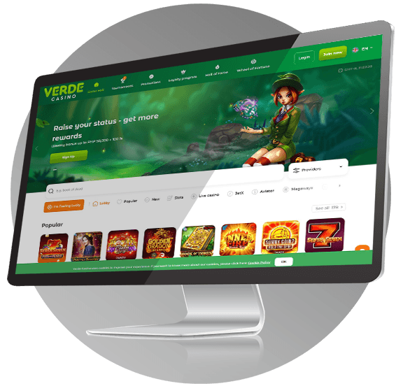 Verde Casino No Deposit Bonuses - 50 Free Spins - BOOK OF SIRENS