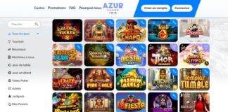 Azur Casino : 300€ De Bonus D'Entrée Et 120 FS Exclusifs