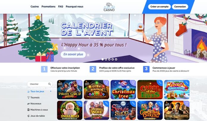 azur-casino-interface-screenshot Avis Azur Casino | Bonus de bienvenue 500€ + 20 FS | 2024