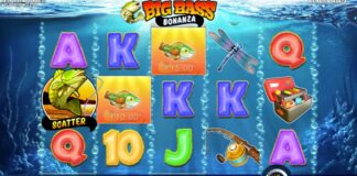Big Bass Bonanza slot with wild symbols and free spins bonus