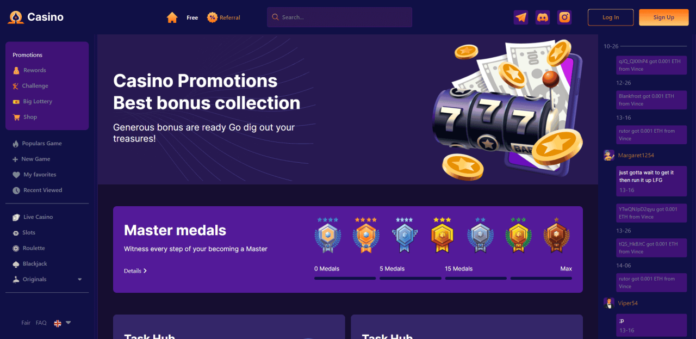 bonus Casino & Gambling & HTML Template