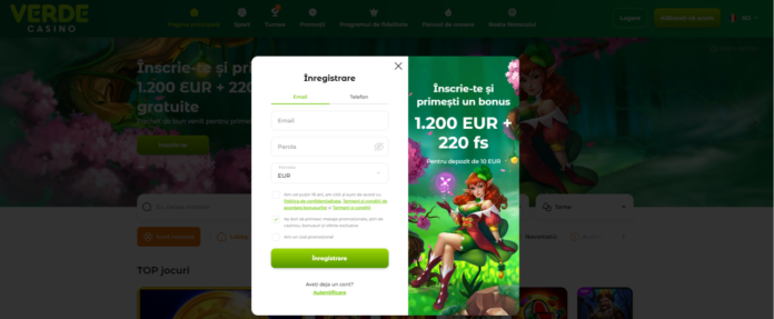 Verde Casino Bonus Fara Depunere 2024 ᐉ 50 Rotiri Gratuite