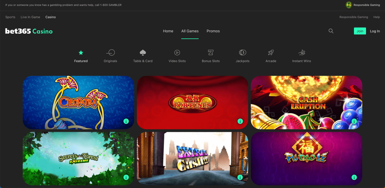 Bet365 Online Casino NJ: 100% Bonus Match Up To ,000