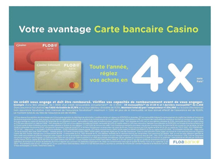 carte-bancaire-casino83934 Promo Carte Bancaire Casino chez Casino Supermarchés - iCatalogue.fr