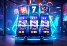 Graj bezpiecznie i z ufnością w kasynie Vulkan Vegas w Polsce Premium Photo | Casino machine with slot machine