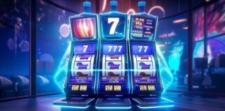 Premium Photo | Casino machine with slot machine