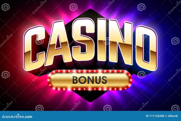 Casino Welcome Bonus Banner Stock Vector - Illustration of bank, income ...