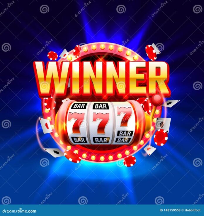 Casino Winner Background. Gold Coins Illustration | CartoonDealer.com ...