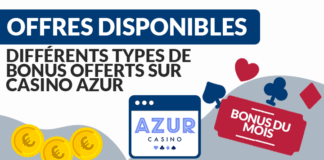 Azur Casino En Ligne : 500 € Bonus Bienvenue + 20 Free Spins