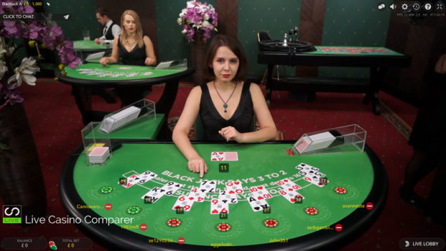 Evolution Live Blackjack - 9 Different Games to Choose From!