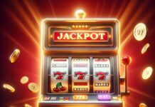 Premium Photo | Golden Jackpot Slot Machine Exciting Casino Win