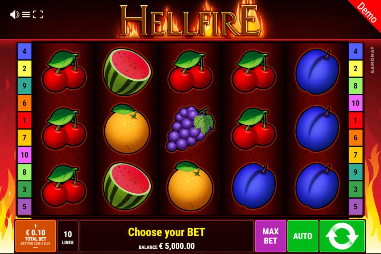 Hellfire Jeu de machine à sous gratuit au Casino Mauritius