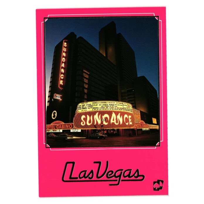 Sundance Hotel Casino Vintage Postcard Las Vegas Nevada Vacation ...