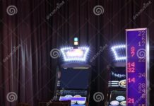 Interior of European Casino Stock Image - Image of decoration, light ...
