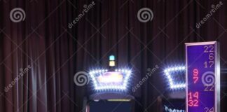 Interior of European Casino Stock Image - Image of decoration, light ...