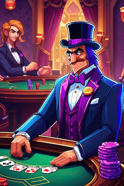 Premium AI Image | the king of the casino