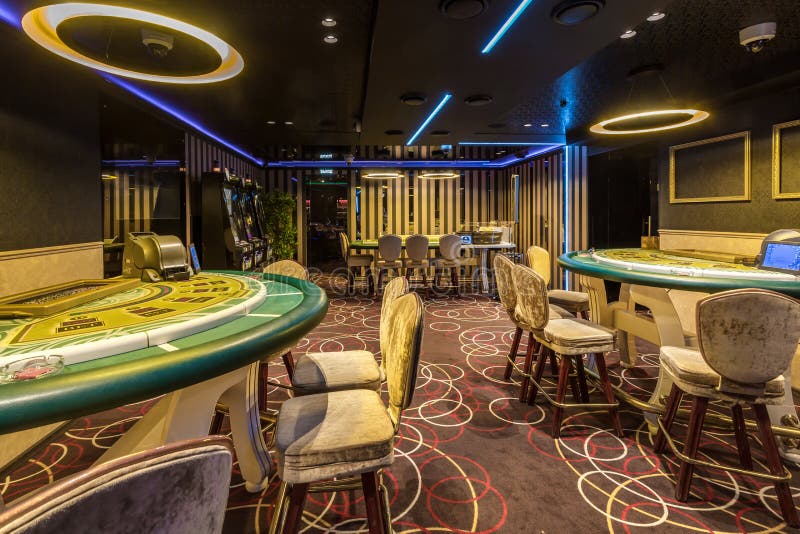 LAS VEGAS, USA - MAY, 2017: Interior of Elite Luxury Vip Casino with ...