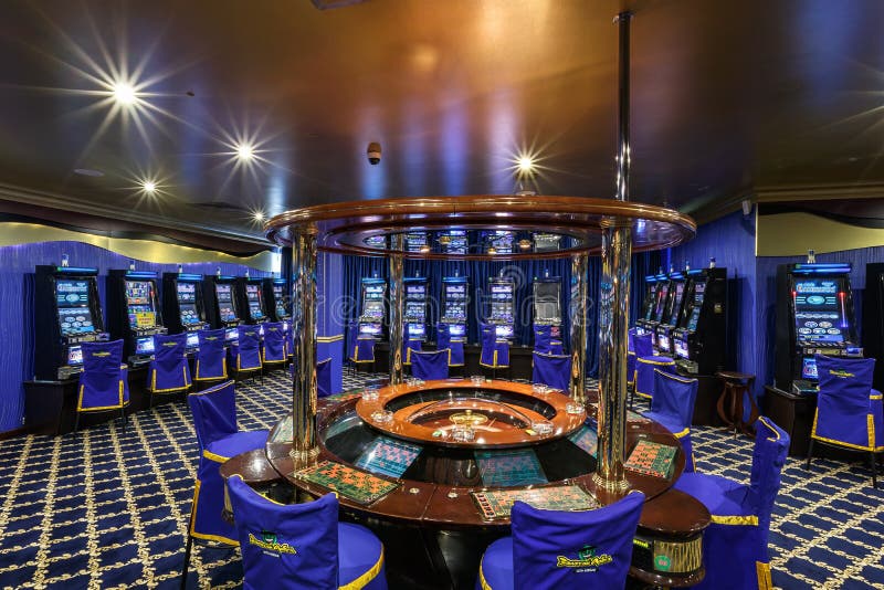 LAS VEGAS, USA - MAY, 2017: Interior of Elite Luxury Vip Casino with ...