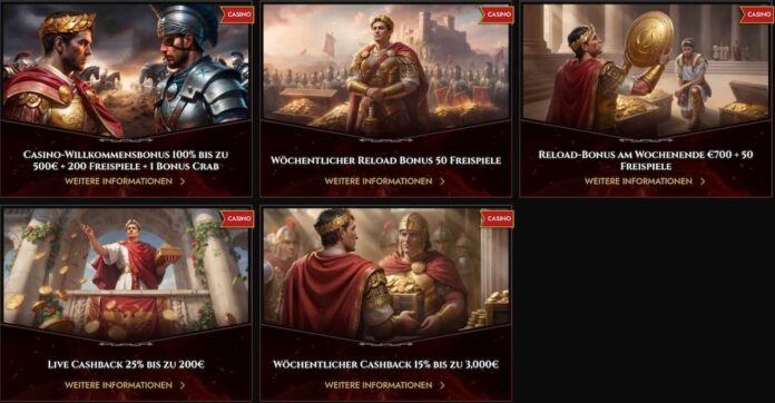 legiano-casino-bonus Legiano Casino | 500 € Bonus + 200 Freispiele