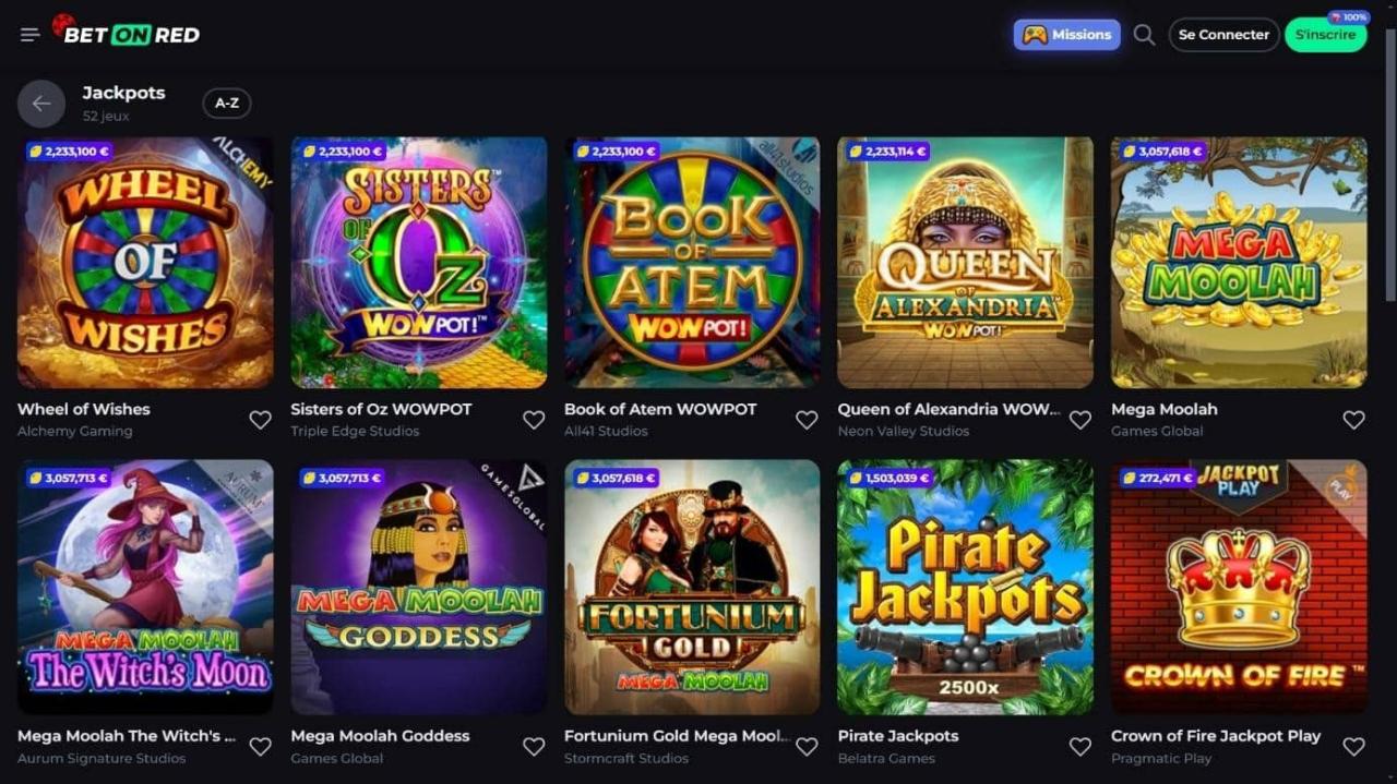 BetOnRed casino » 50 Free Spins sans dépôt pour tester le casino
