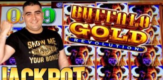 Buffalo Revolution Slot Machine HANDPAY JACKPOT | Live Slot Play At ...