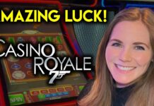 Luckiest I've Ever Been On James Bond Casino Royale Slot Machine! - YouTube
