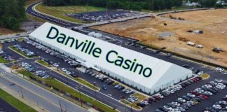 Aerial Tour of Danville and Caesars Casinos - Danville, Va. - YouTube