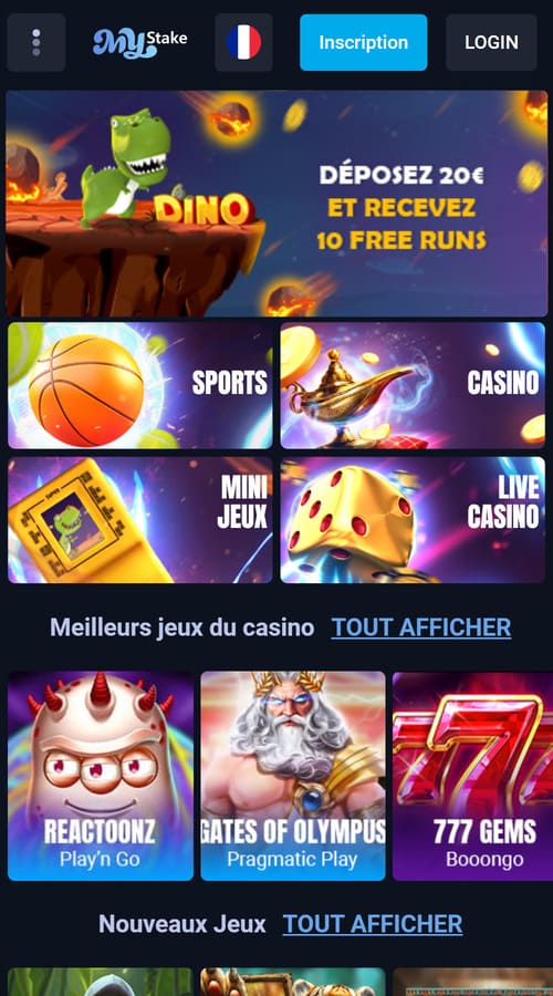 Mystake Casino Mobile Application FR - comment télécharger et installer ...