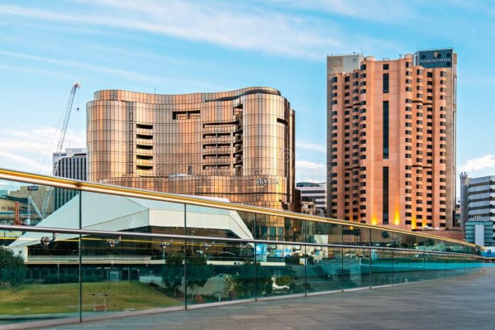 new-casino-skycity-building-along-intercontinental-hotel-adelaide-viewed-across-torrens-river-south-australia-september-198123958 New Casino SkyCity Building Along with InterContinental Hotel Adelaide ...