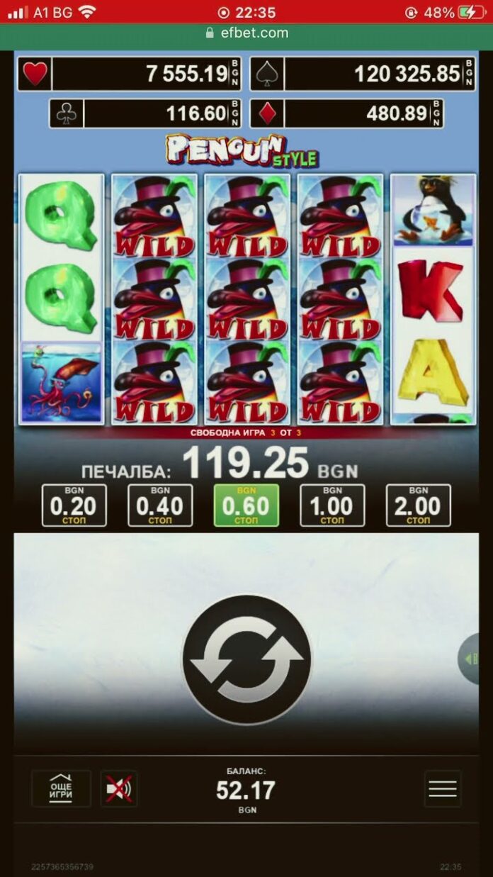 oar2-2 Efbet Penguin Style 3 free spins Wild Wild Wild - YouTube