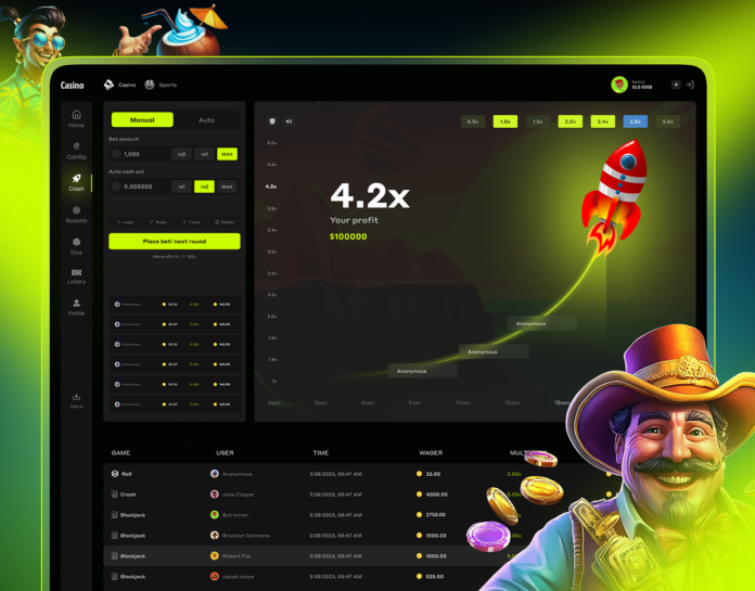 Crypto - Casino Website (Crash Page) by Farid Hossain on Dribbble