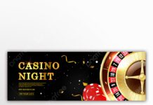 Black Gold Color Luxury Casino Promotion Banner Template Download on ...