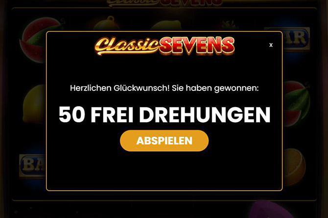 50 Freispiele ohne Einzahlung - Free Spins