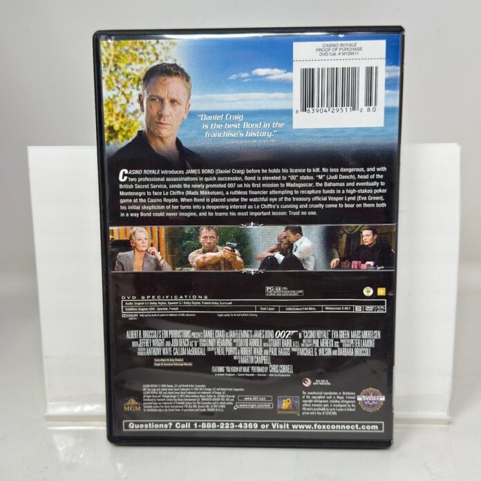 Casino Royale DVD 2006 Daniel Craig James Bond Action Thriller ...