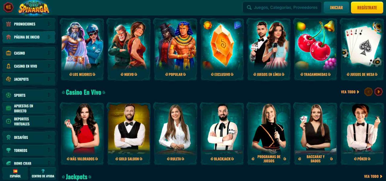 Spinanga Casino en España - 【Reseña y Bonos 2025】
