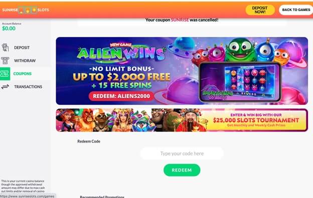 Sunrise Slots No Deposit Bonus Codes Jul 2024 | Free Play
