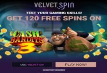 120 Free Spins - Cash Bandits 3 | Velvet Spin Casino