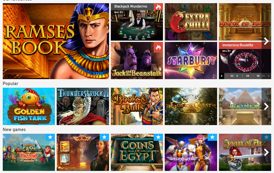 Wunderino Casino - 0 Bonus & 30 Free Spins | mobile-casino.com