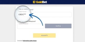 Codice Promozionale Goldbet maggio 2026 GBDG***: 2.050€ + 250€ bonus ...