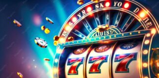 Premium Photo | Luck and success in casino when playing at casino slot ...