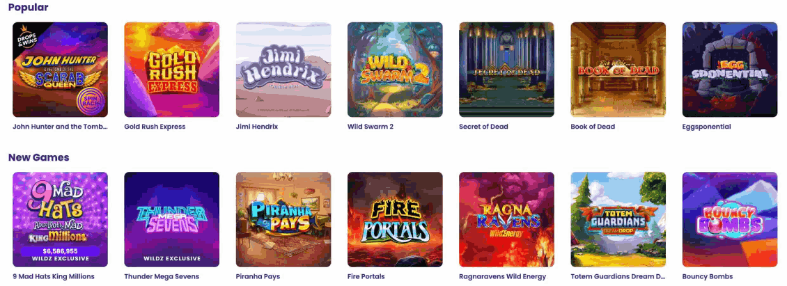 Wildz Casino Canada - Get 0 + Free Spins I MapleSlot